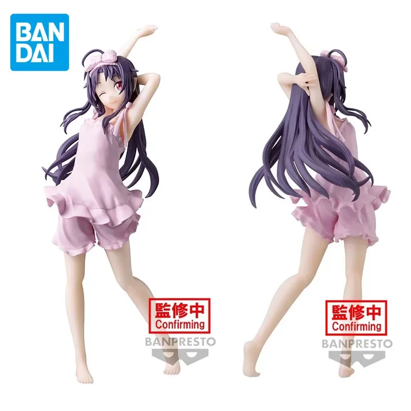 Bandai Genuine Sword Art Online Konno Yuuki Anime Action Figures Toys for Boys Girls Kids Gifts Collectible Model Ornaments