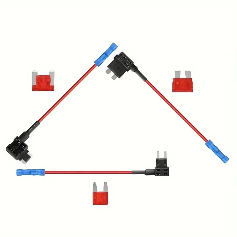 1Pcs Micro Mini Standard Fuse Holder Automotive Add-a-circuit External Line Connector 12V/24V 10A Automotive Fuses Tap