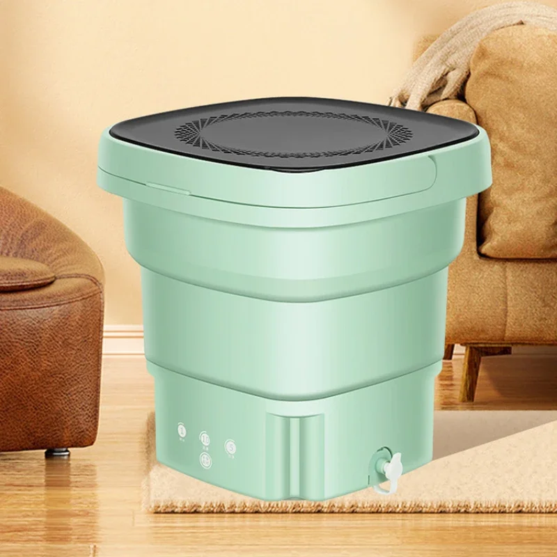 XJ112: Folding Mini Washing Machine, Portable Sock Washer, Underwear Cleaner, Compact and Efficient, Ideal for Small Spaces