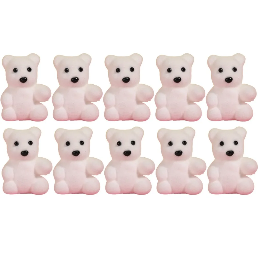 

10pcs/bag Foam Bear Bear Plush Foam Toys Plush Animal Cartoon Mini Bear Flower Bouquet 7.5cm Diy Cartoon Bouquet Doll