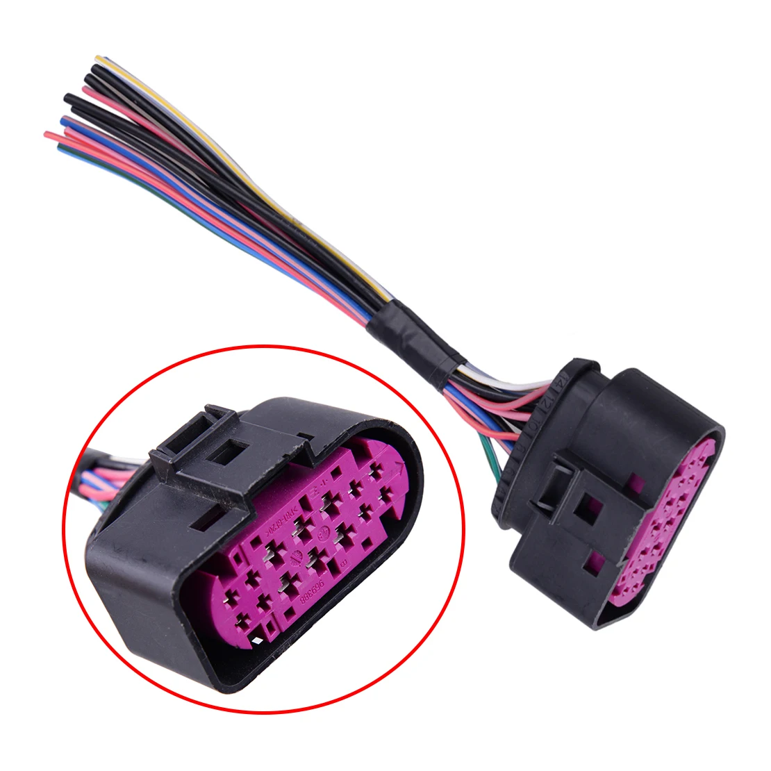 14-контактный разъем-переходник для ксеноновых фар (HID) 1J0973737, подходит для Audi Q5, Q7, TT, A4, S4, A5, A6, A8, TTRS