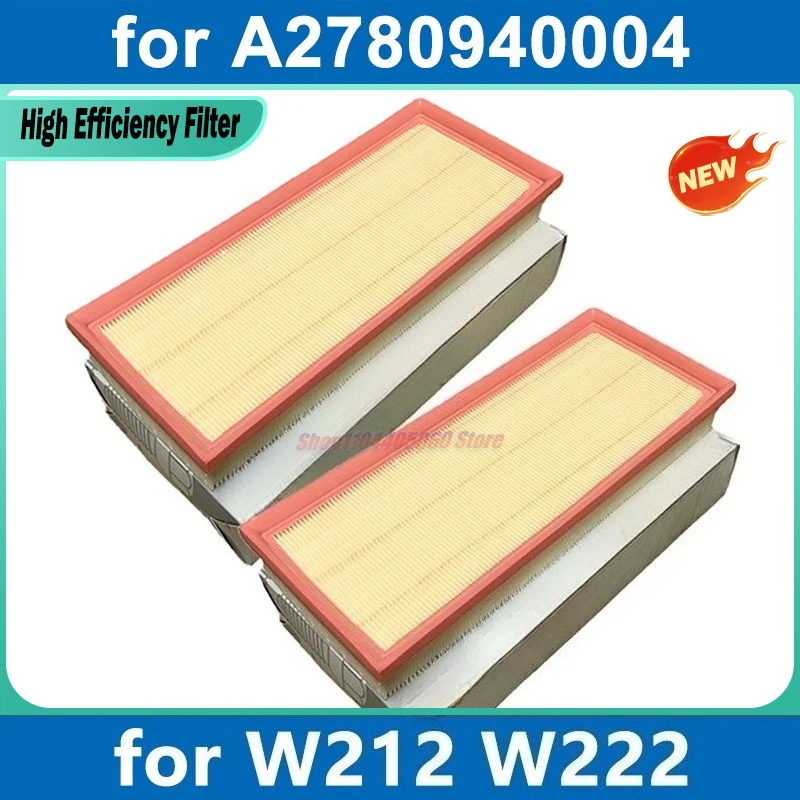 For W212 W221 W222 E500 E63 CLS63 G63 S500 S550 S63 GL450 GLE500 GLS500 M278 M157 Engine 2011-2019 Car Air Filter A2780940004