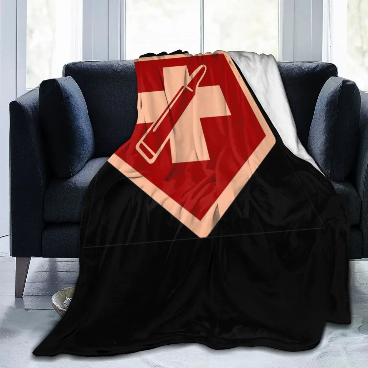 Throw Blanket Juggernog Perk Micro Fleece Blanket Four Sizes Retro Comfortable For Living Room AntiPilling Blanket