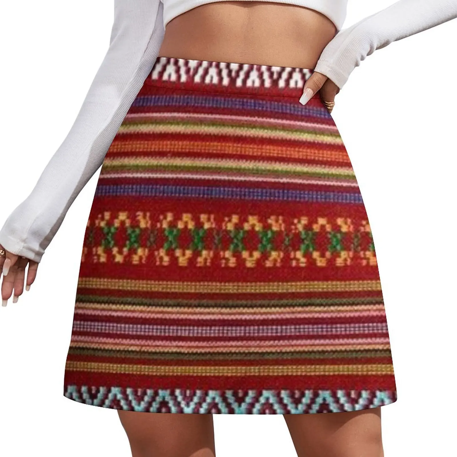 

Filipino pattern - ethnic design Mini Skirt night club outfits japanese fashion luxury women skirts