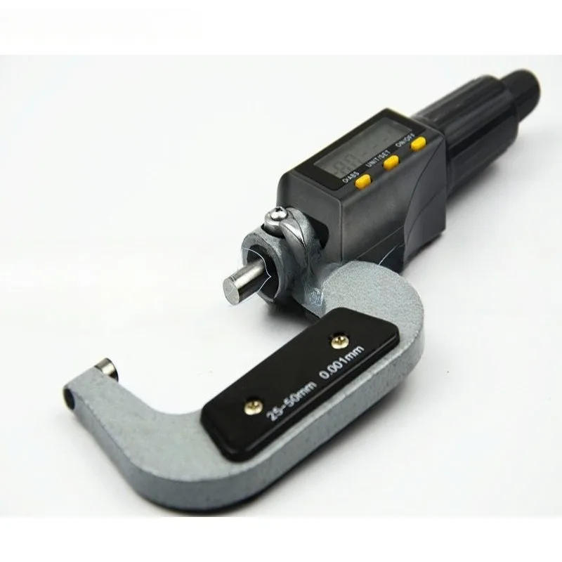 For Electronic Micron Micrometer, Wall Thickness 25/50/75/100MM Digital Display Outer Diameter Tool