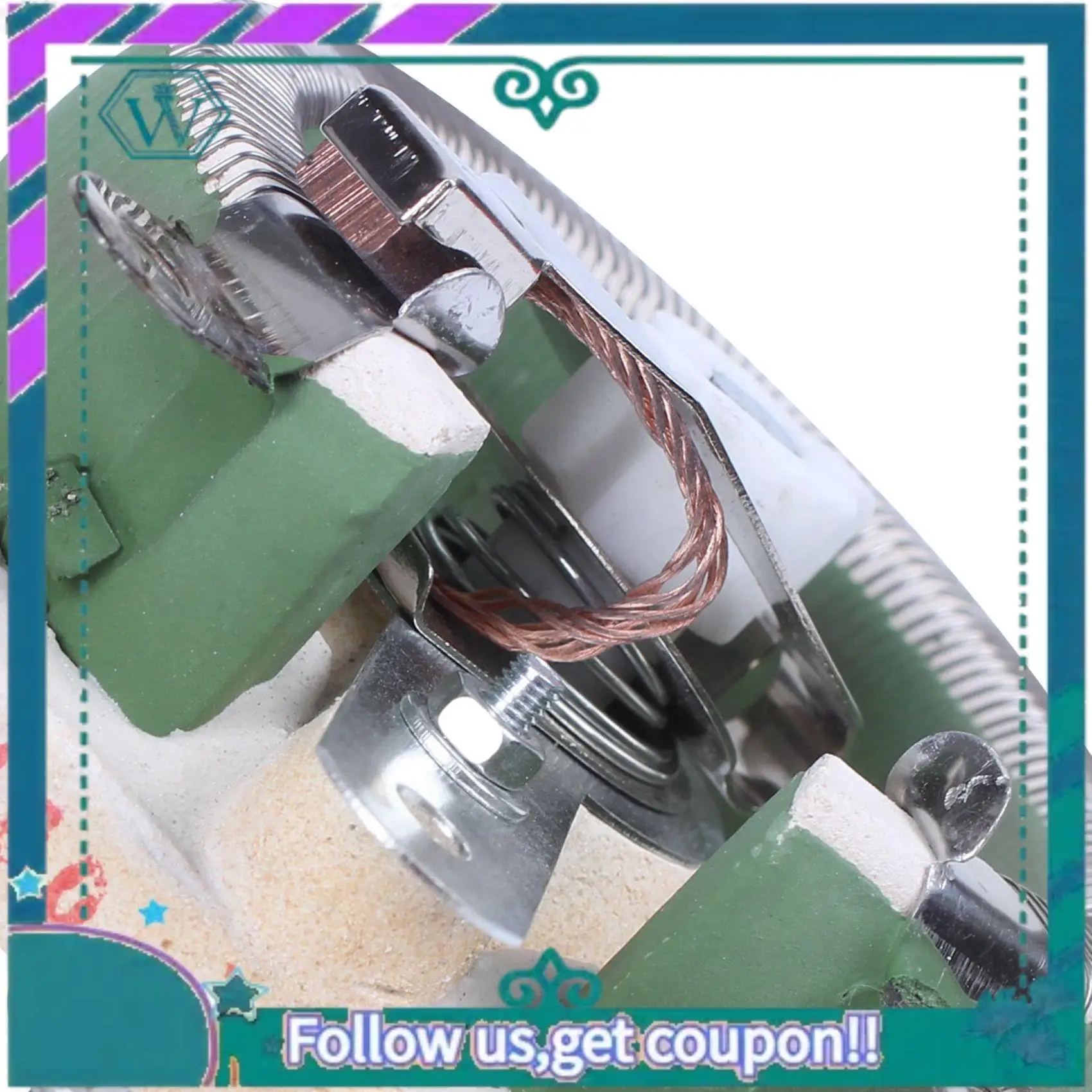 Resistencia variable del reóstato de disco A75Q-3X 100 vatios 100 ohmios