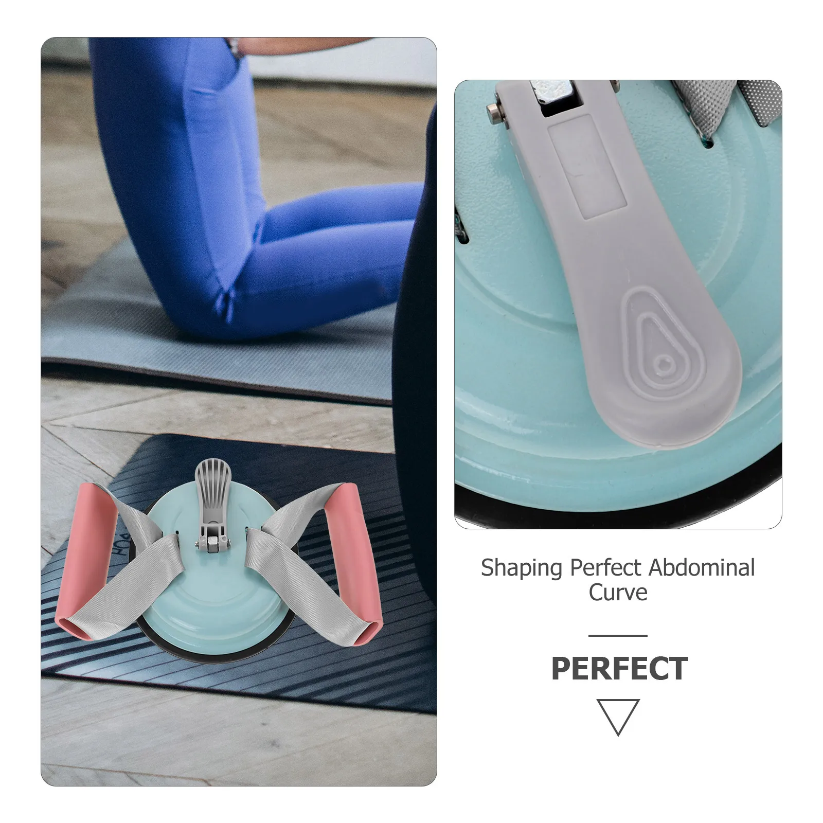 

Adjustable Suction Cup Sit-Up Bar Fitness Assist Device Ab Training Floor Bar Home Workout Equipment Waist Slimming Abdominal