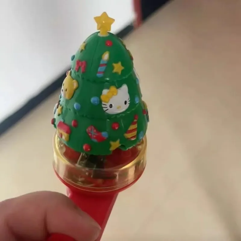 Creative New Hellokitty Rotating Christmas Tree Cartoon Kt Cute Toy Christmas Gift For Girlfriends And Friends Entertainment Toy