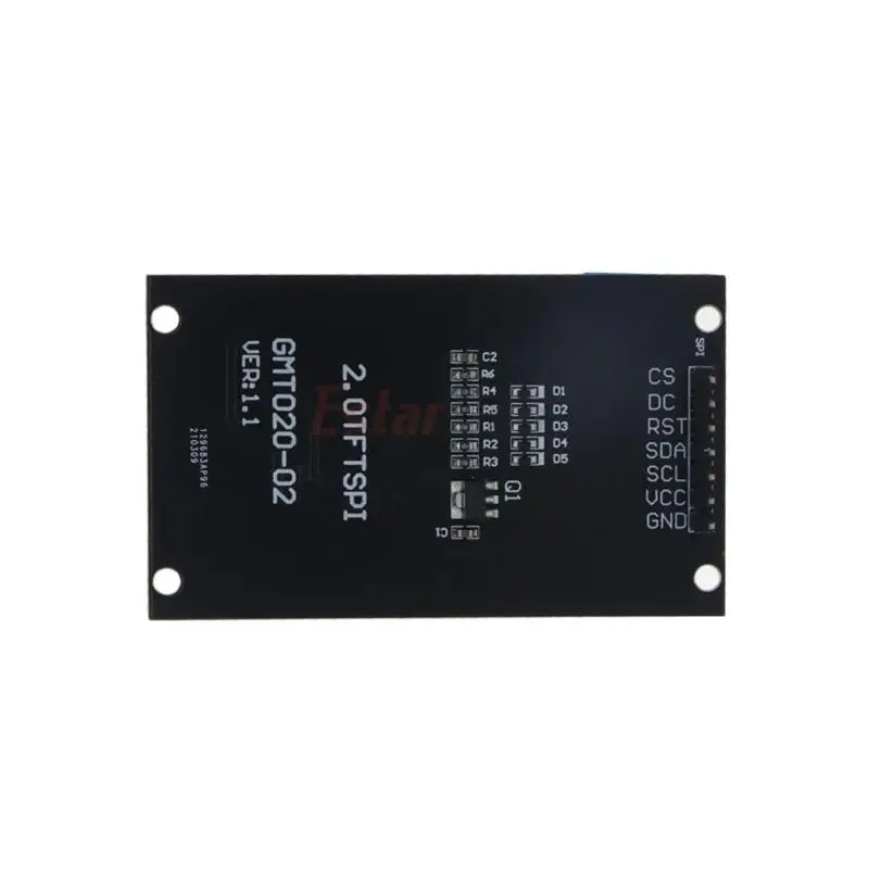 2.0 inch TFT Display OLED LCD  Drive IC ST7789V 240RGBx320 Dot-Matrix SPI Interface for Arduio Full Color LCD Display Module