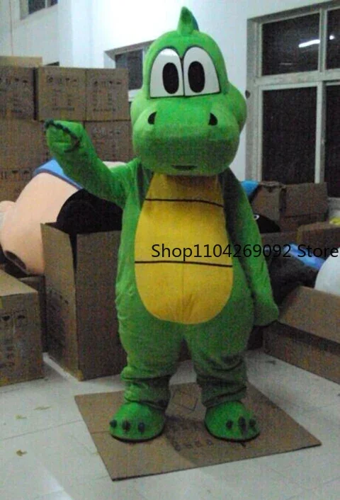 

Green Dragon Dinosaur Mascot Costume Fancy Costume Cosplay Anime Mascotte for Adults Gift for Halloween Carnival Party Carnival