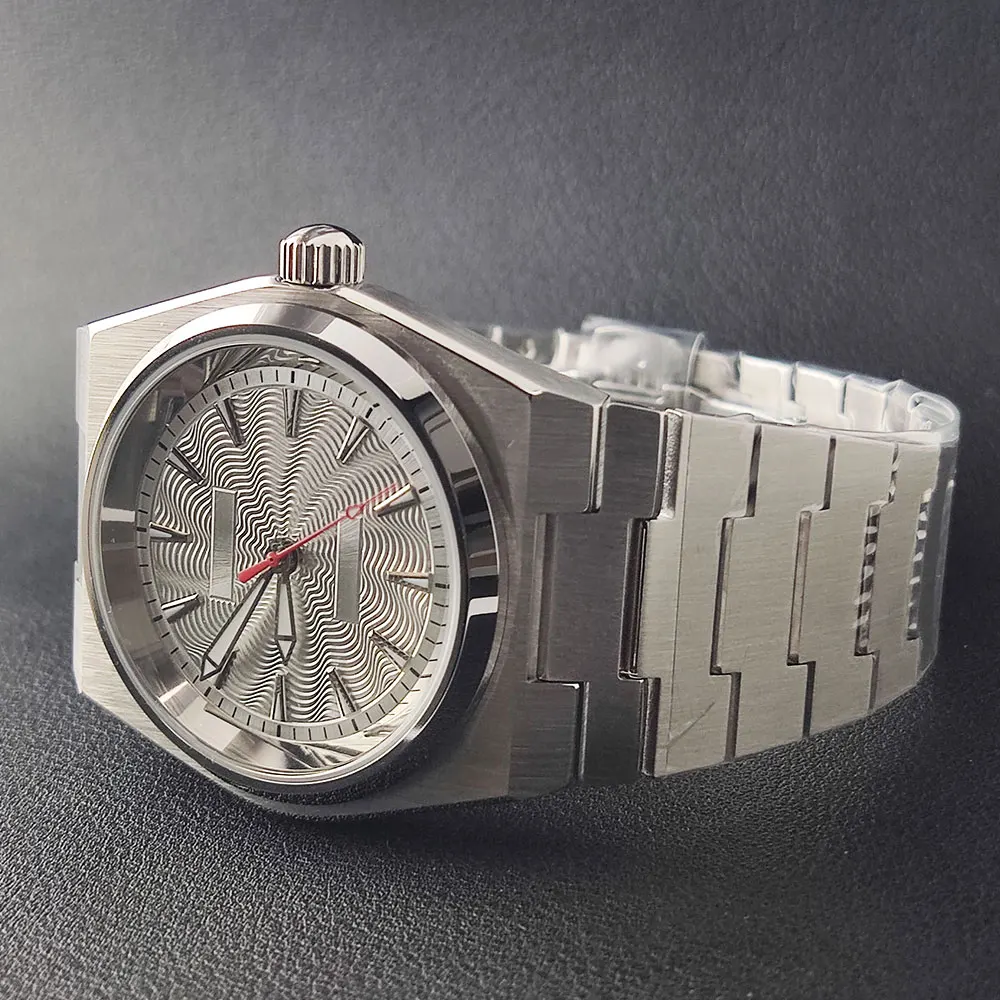 Jam Tangan Pria Jam Tangan Olahraga Modis 39Mm NH35 Jam Tangan Pria Mekanis Otomatis Tahan Air 100M Kaca Safir Bercahaya