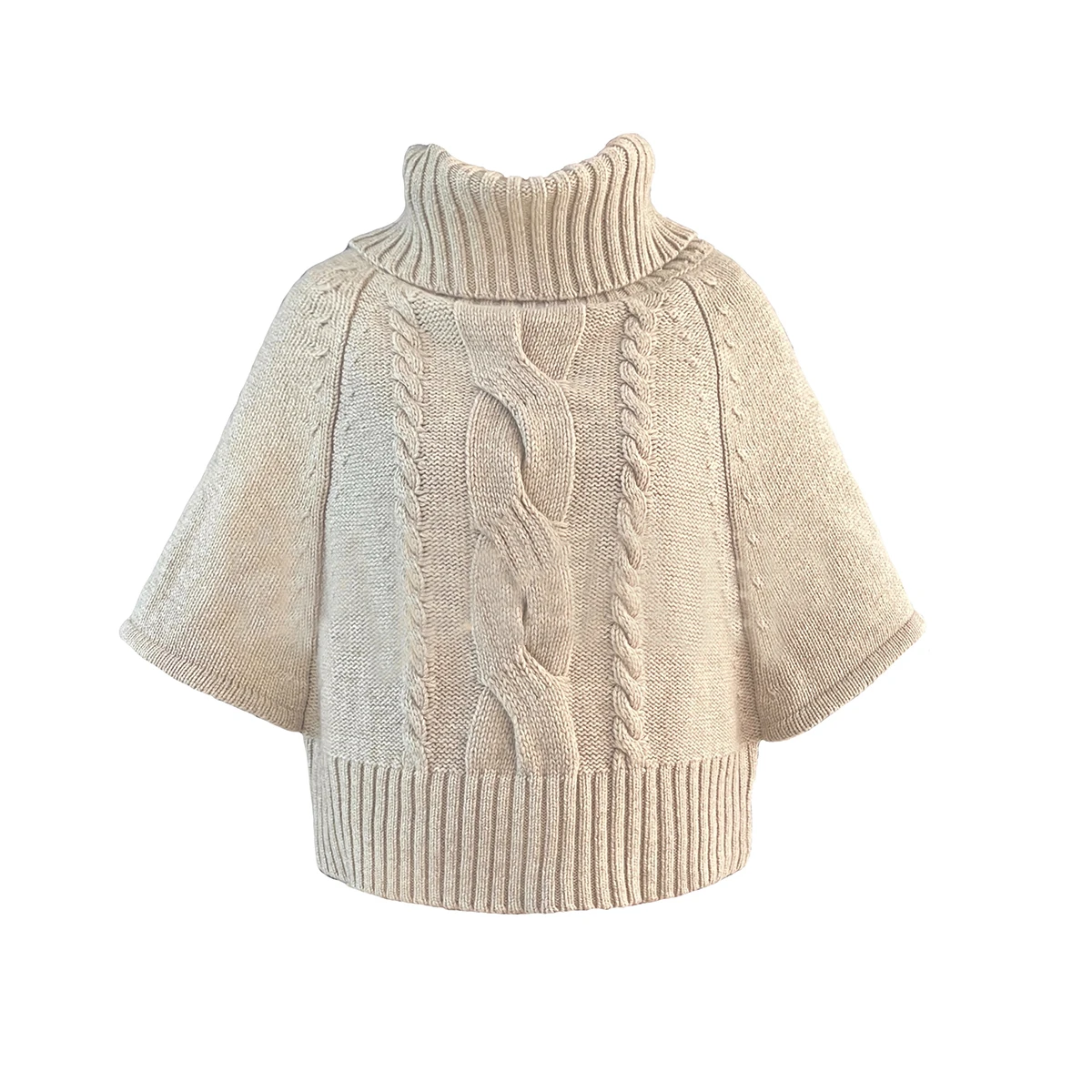 Karrram Japanischer Y2k Khaki Cape Pullover Vintage Harajuku Strick Lose Pullover Koreanischer Stil Rollkragenpullover Strickwaren 2000er Jahre Ästhetik – Detail 11