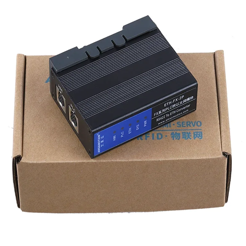 Imagem -05 - Módulo Ethernet Rs422-eth Conversor Adequado para Mitsubishi fx Series Plc Fx1n 1nc Fx-2n 2nc Fx3u 3uc Eth-fx2p