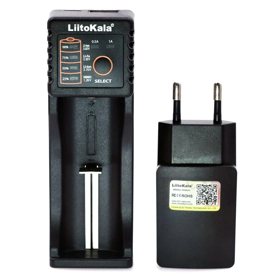 Liitokala Lii-402 Lii-202 Lii-100 Lii-S2 Lii-S4 Lii-S6 3.7V 3.2V 26650 16340 18650 18500 NiMH lithium battery charger+5V 2A