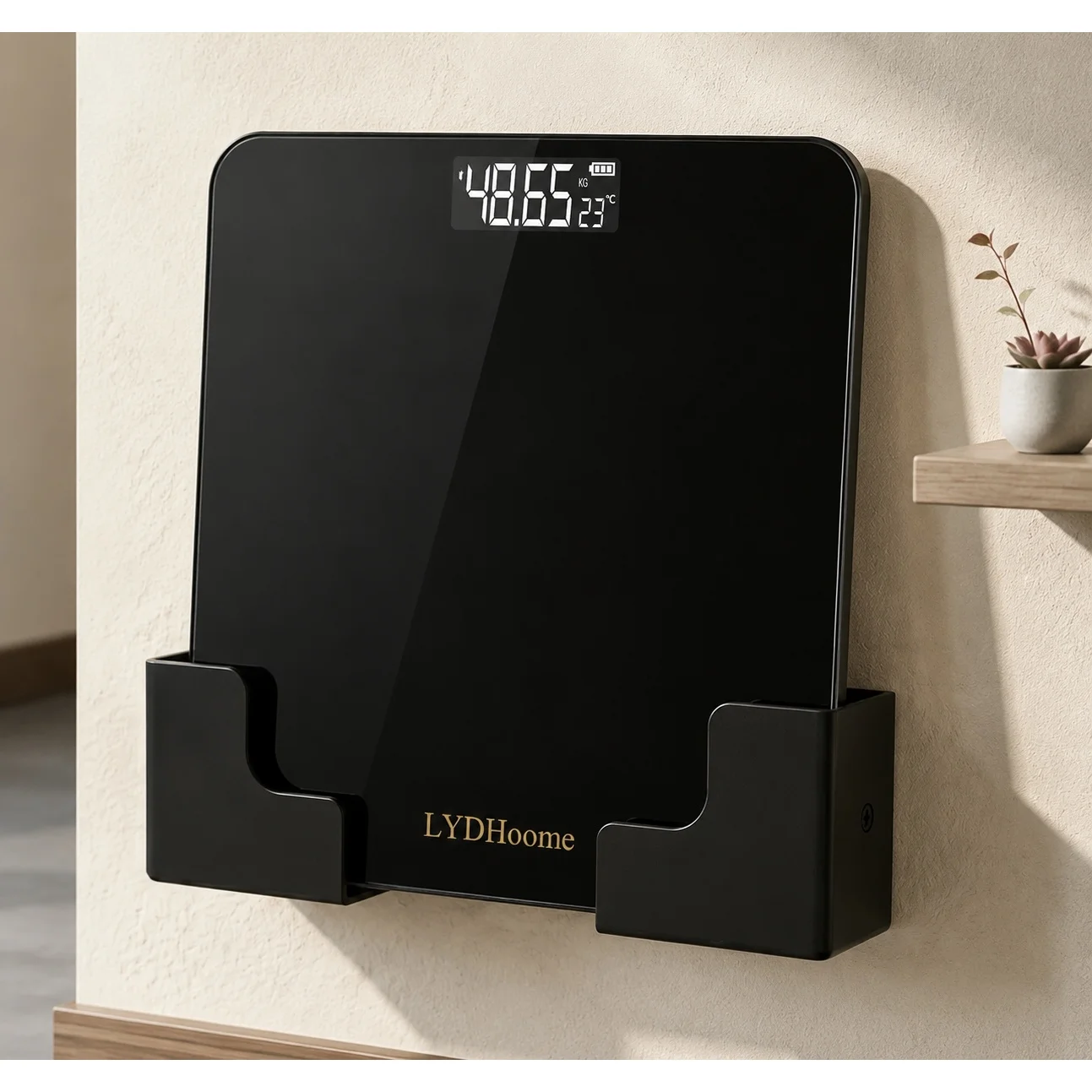Household Digital Body Weight Scale New High Precision LCD Backlight Ultra‑thin Easy Clean Auto‑On 396Lbs For Bathroom Bedroom Living Room