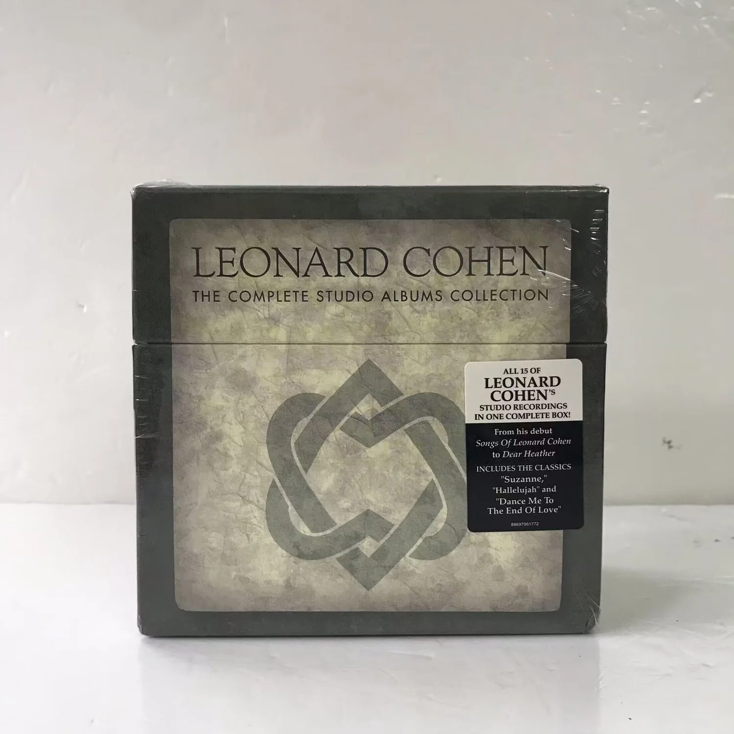 Ballad Leonard Cohen Music CD The Complete Studio Albums Collection Hallelujah 15pcs Music Record Cosplay Car Soundtracks Box