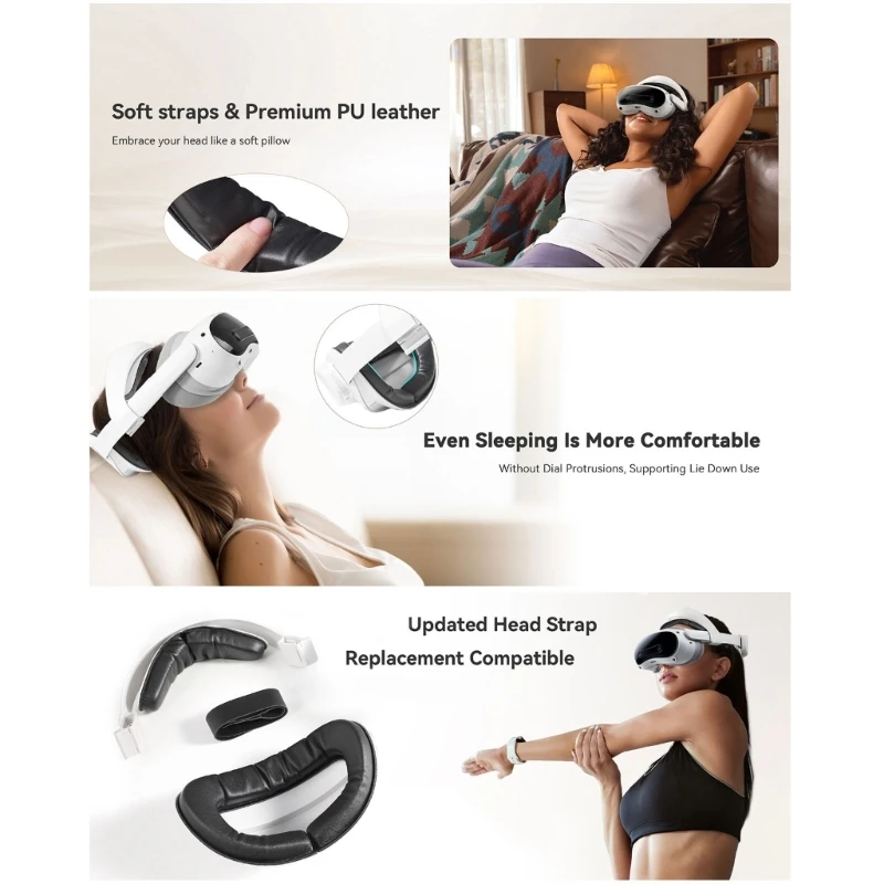 090f簡単なインストールVRヘッドストラップマウントライトウェイトと4つのウルトラ充電ポートに優しいデザインのために取り外し可能