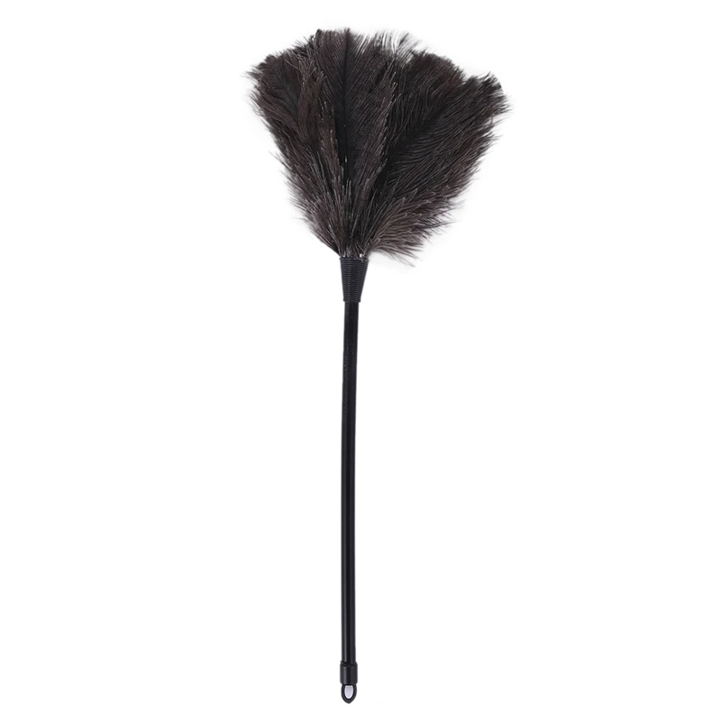 Ostrich Duster Feather Dusters With Long Plastic Handle Cleaning Brush Tool Cleaning Duster Household Cleaning Tool