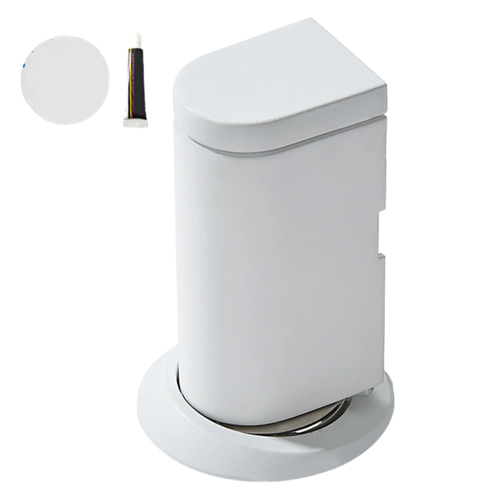 توقف الباب المغناطيسي يمسك سدادة الباب غير المرئية حامل سبائك الزنك جدار جبل الرياح واقية غير مرئية الباب سدادة الباب الأجهزة #2