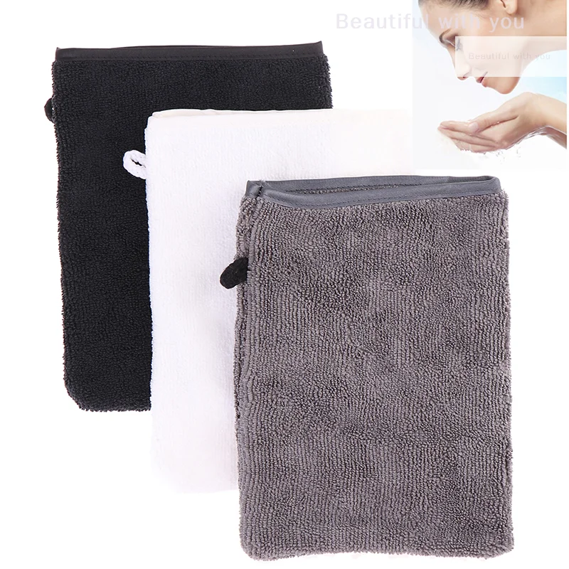 Reusable Makeup Remover Glove Soft Microfiber Face Deep Cleaning Pads