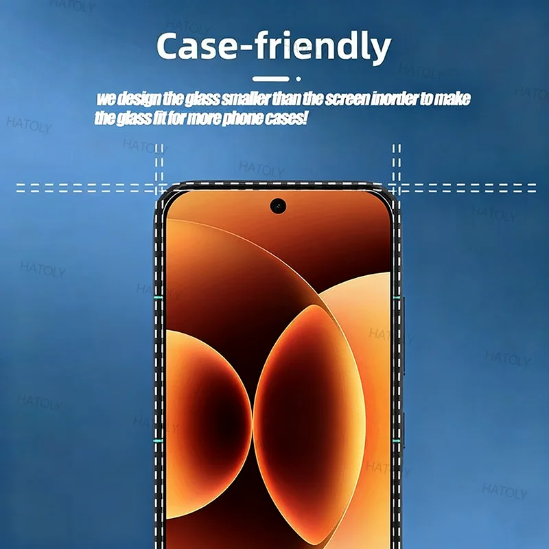 2/4 قطعة حامي الشاشة ل Xiaomi 17 Pro Max الزجاج المقسى Xiaomi 17 Pro Max المضادة للخدش الغراء الكامل الزجاج Xiaomi 17 Pro Max