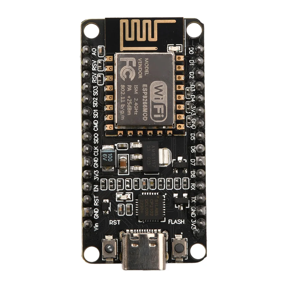 ESP8266 وحدة WiFi التسلسلية CP2102 NodeMCU Lua V3 لوحة تطوير إنترنت الأشياء واجهة TYPE-C
