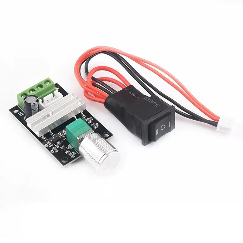 DC 6V 12V 24V 28V 3A 80W DC Motor Speed Controller PWM Speed Adjustable Reversible Switch 1203BB DC Motor Driver Reversing