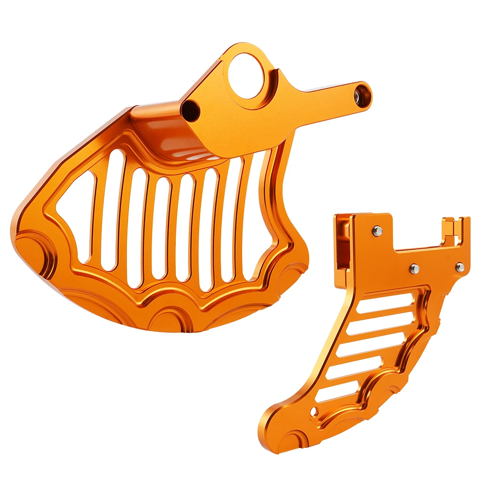 NICECNC Voor KTM 125 250 200 300 350 450 500 525 530 SXF EXC XCW SX XC MXC 2004-2011 2012 2013 2014 Voor Achter Remschijf Guard - afbeelding 2