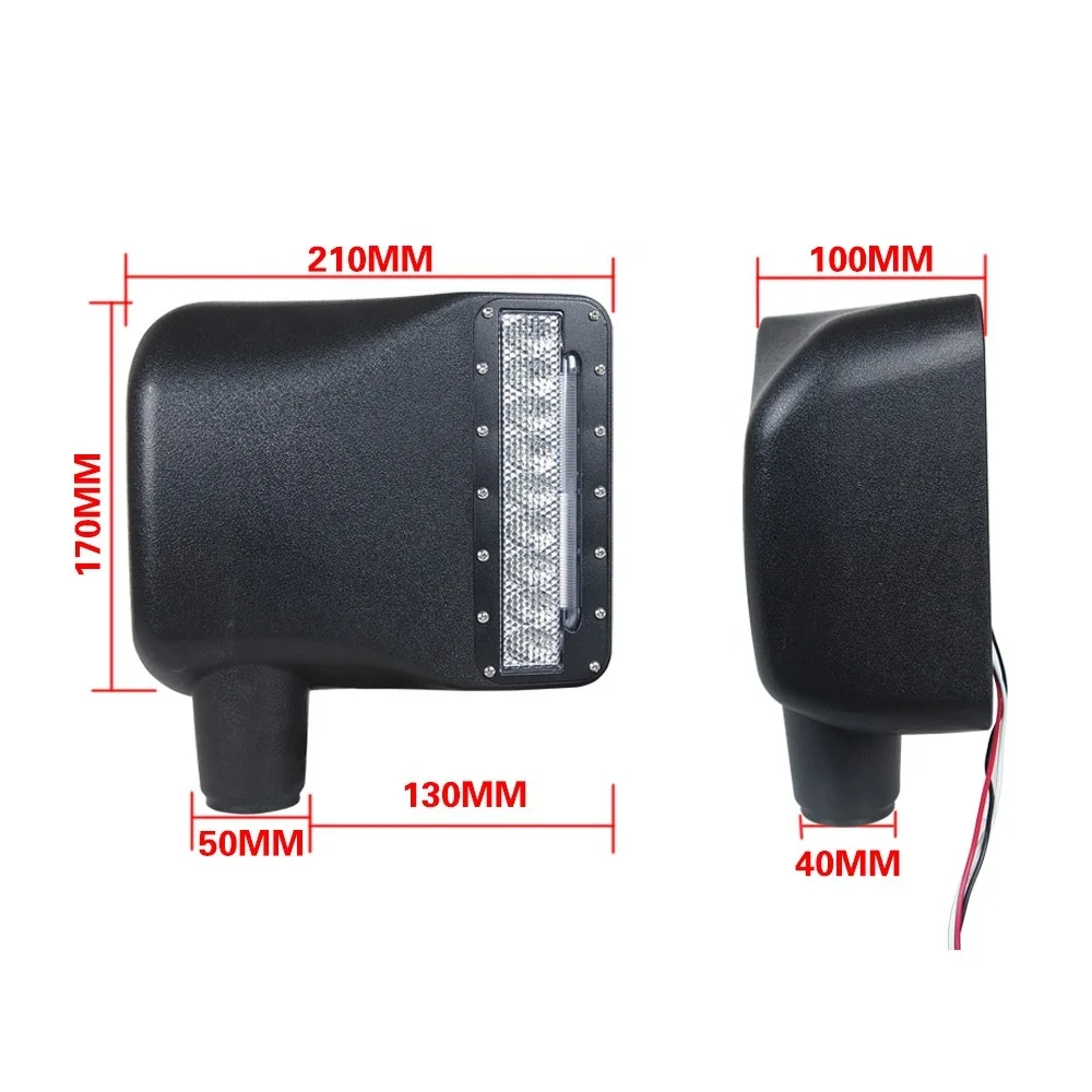 Side Mirror Signal Light Rear View Signals for Jeep JK sidelight Door Mirror Light