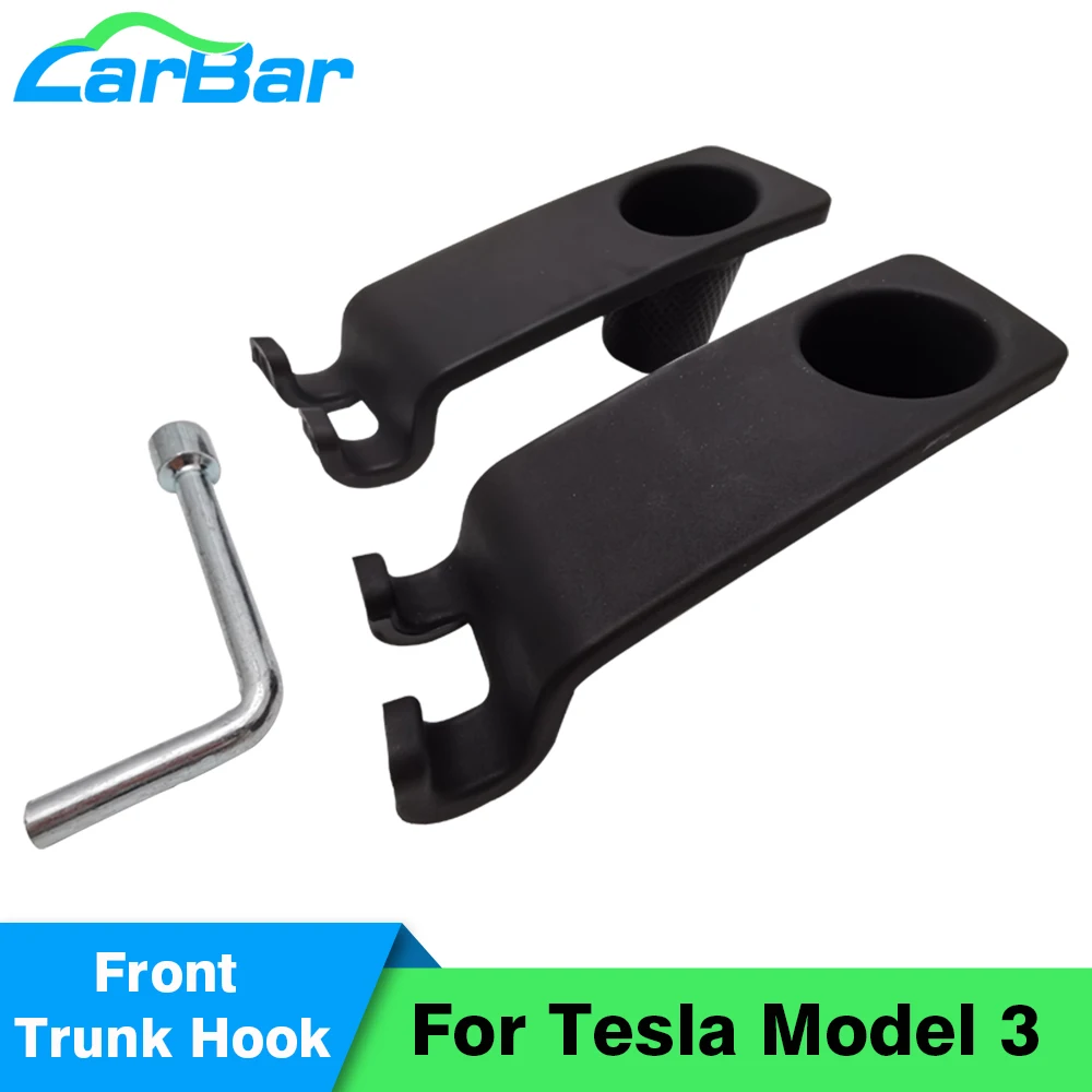 

Carbar Front Trunk Hook For Tesla Model 3 2021 Practical Durable Car Bolt Cover Mounting Holder Car Accessories