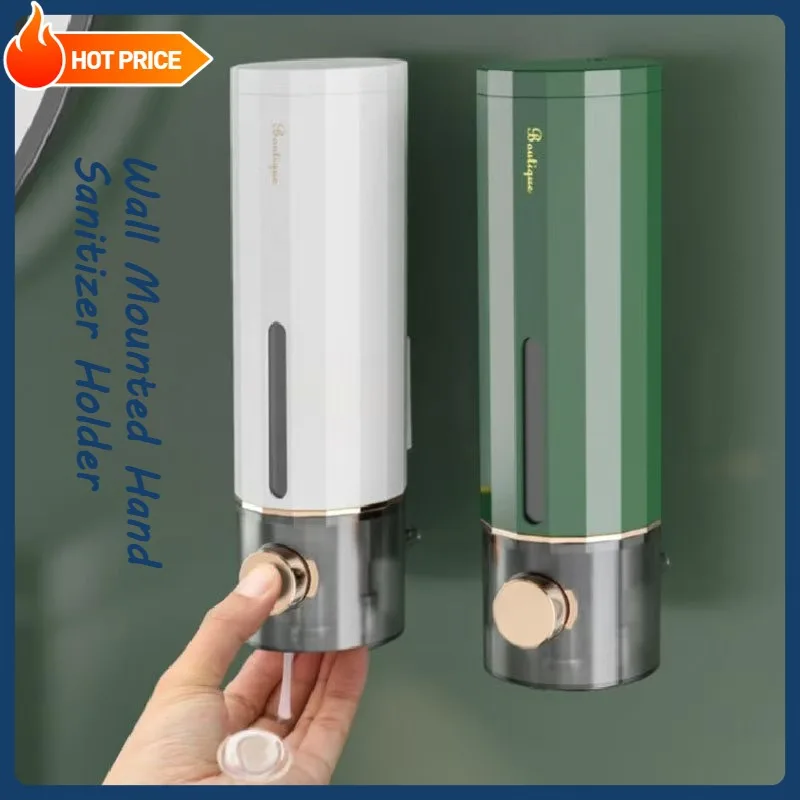 Soporte para desinfectante de manos sin perforaciones para el hogar, Caddy colgante para Gel de ducha y baño