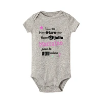 Do You Want To Be ma marraine imprimer bébé barboteuse marraine demande infantile body nouveau-né à manches courtes combinaison enfant en bas âge vêtements 10