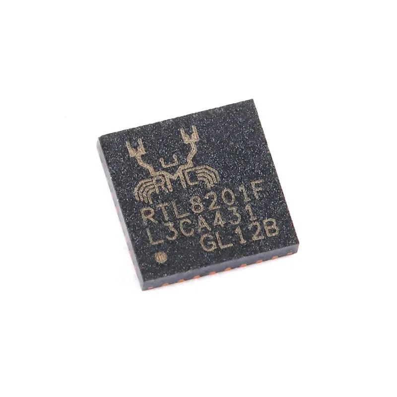 10PCS New original RTL8201F RTL8201F VB-CG QFN32 Ethernet card IC chip RTL8201F VB-CG