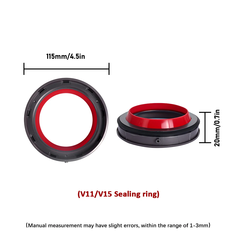 Dust Container Top Fixed Sealing Ring Accessories for Dyson V11 V15 SV14 SV15 SV22 Vacuum Cleaner Seal Rubber Ring Repair Part