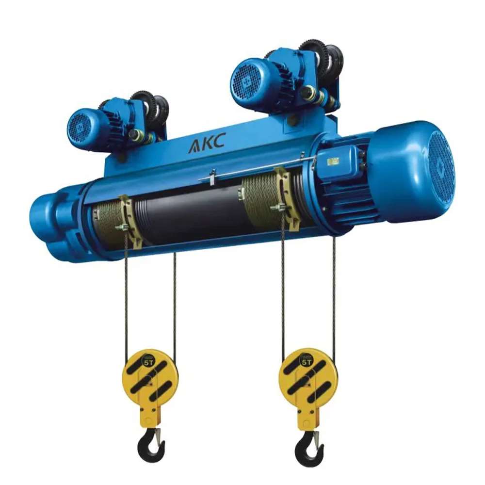 CD wire rope hoist Crane Machine Light 5 Ton Travelling Electric Wire Rope Hoist For Sale