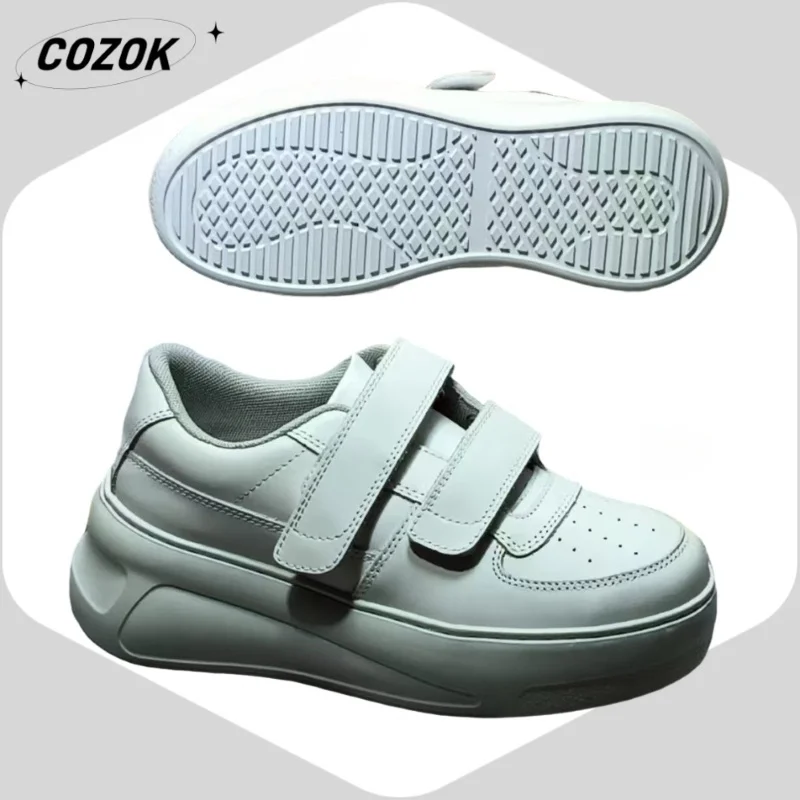 25 Hot-Selling New Products British Style Advanced Genuine Leather Wear-Resisting Casual Lady Sneaker Beautiful Simple