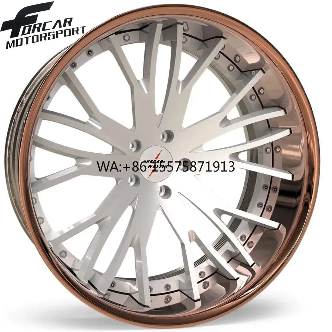 

Custom High Quality 2 Piece Forged Wheel 18~24 Inch Jante Passenger Car Rims