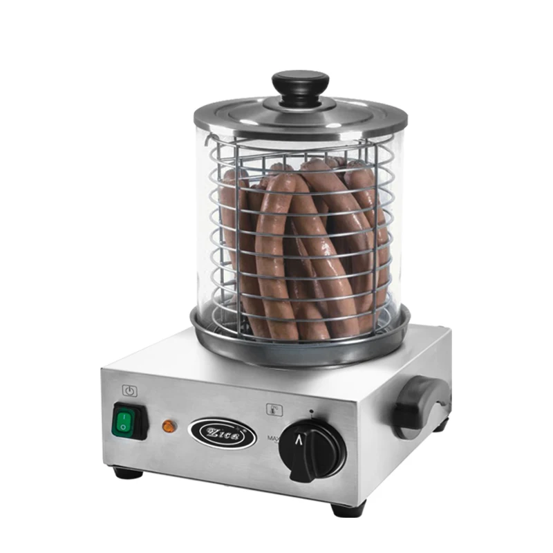 Stainless Steel Commercial Automatic Hot Dog Grill Food Steamer Machine