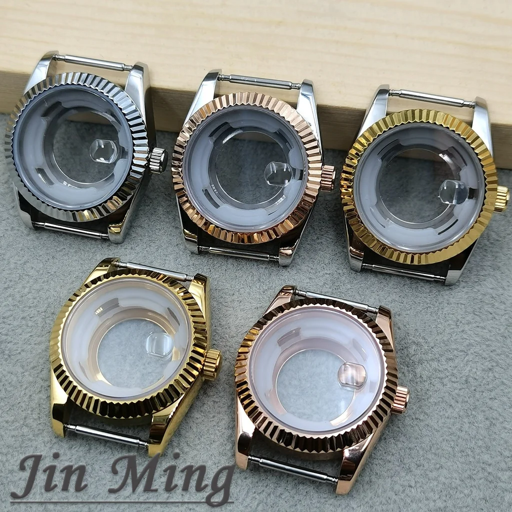 Women's 31mm NH05 Watch Case High Quality 904L Steel Datejust Accessories with 24.5mm Dial Compatible with NH05 NH06 Movement