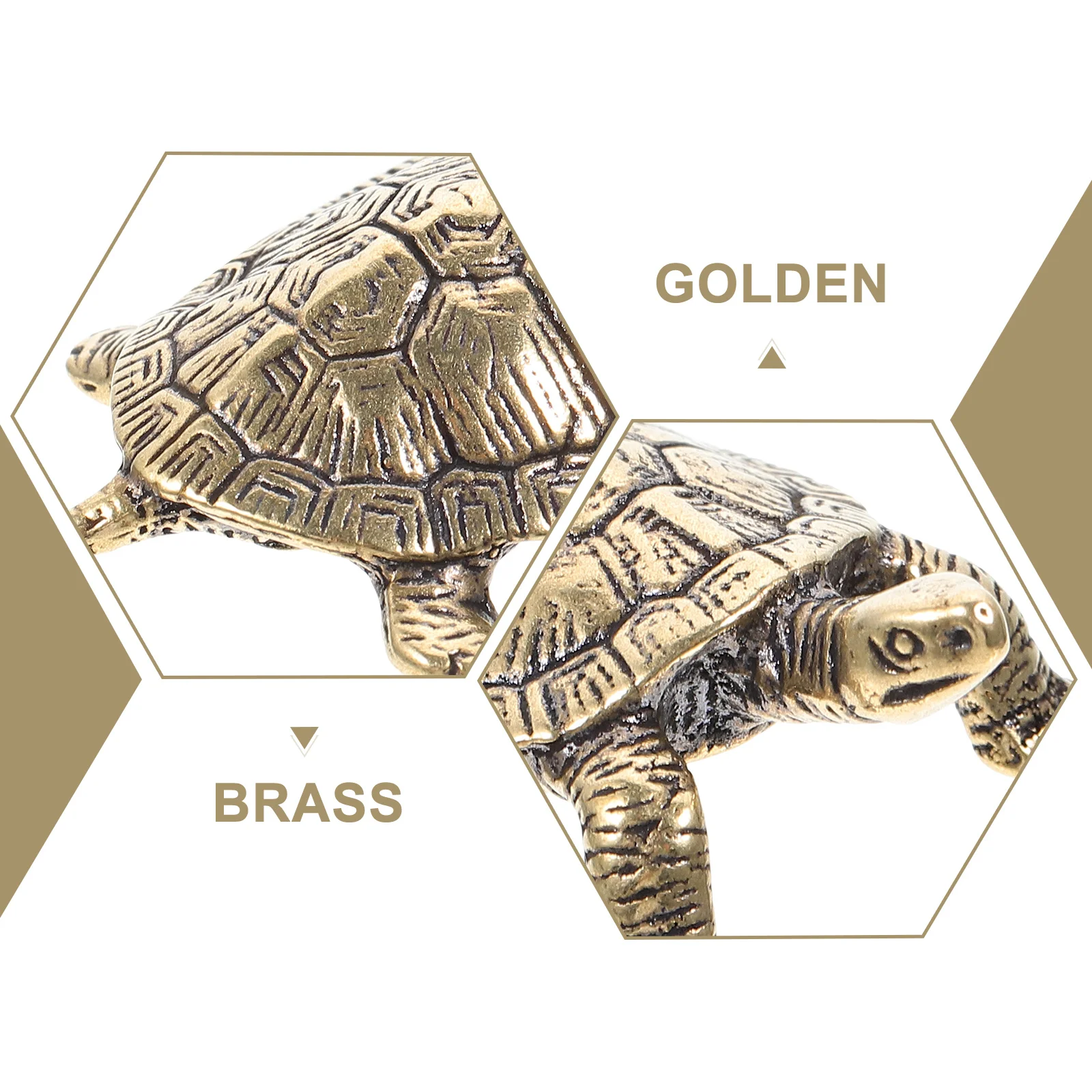 

Copper Turtle Ornaments Figurines Vintage Home Decor Feng Shui Statue Desktop Tortoise Decor Retro Brass Craft Longevity Wealth