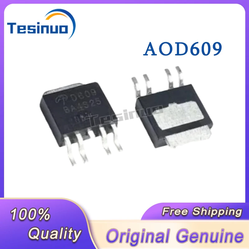 20/PCS AOD609 D609 LCD high pressure plate switch tube TO252 MOS tube In Stock