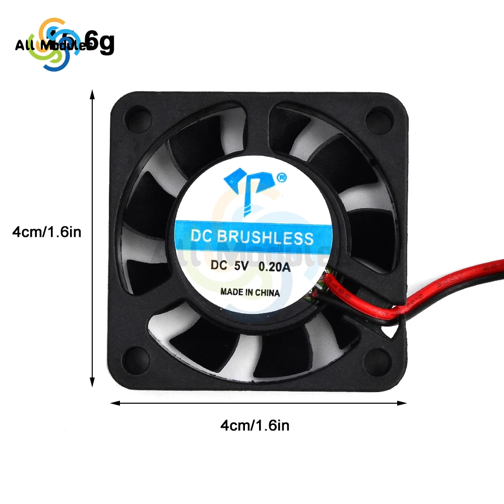 Cooling Fan DC4010 5V 12V 24V Cooling Turbo Fan Brushless 3D Printer Parts 2Pin For Extruder DC Cooler Blower Plastic Fans