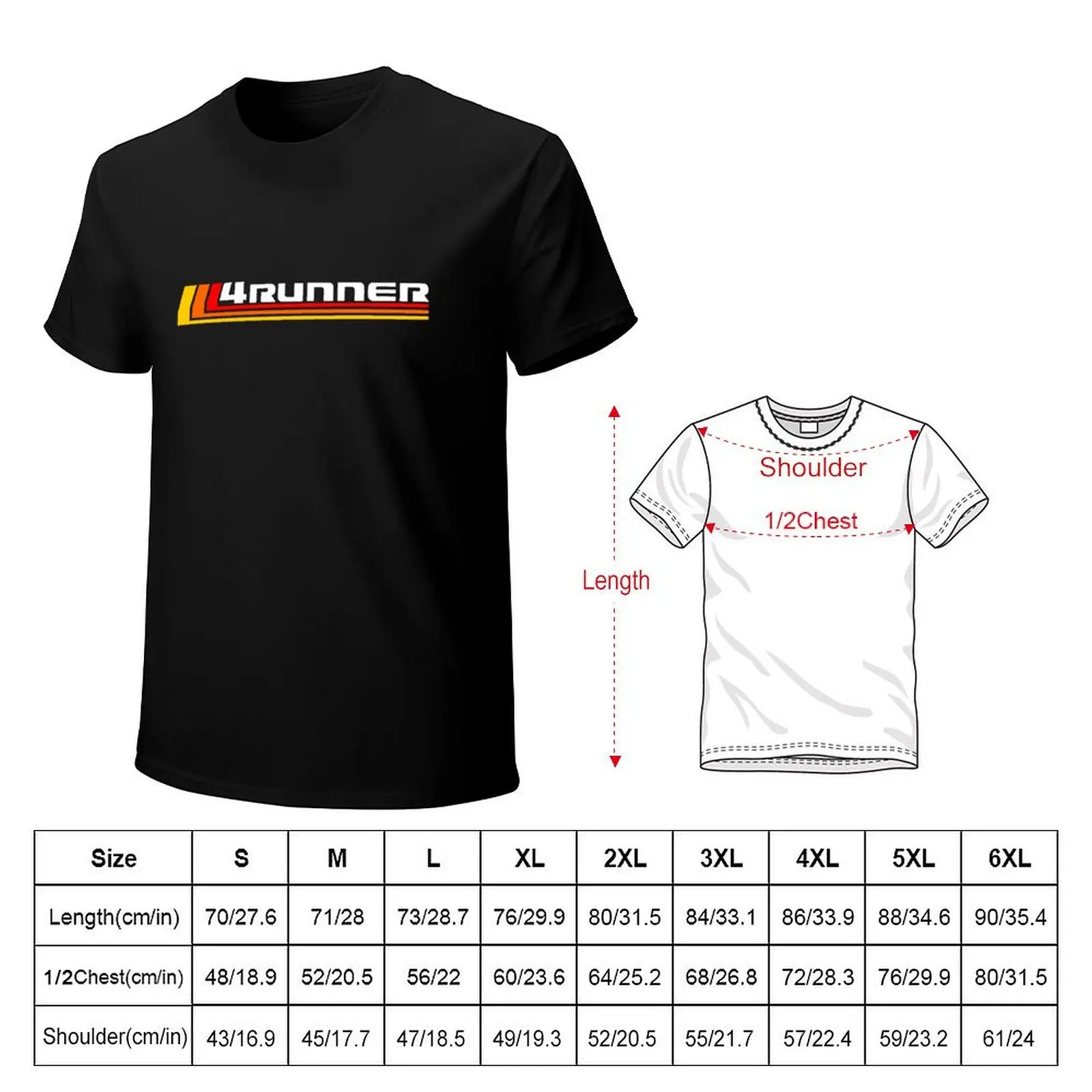 4 Runner heritage logo T-Shirt Gym Exercise Short Sleeve T-Shirt