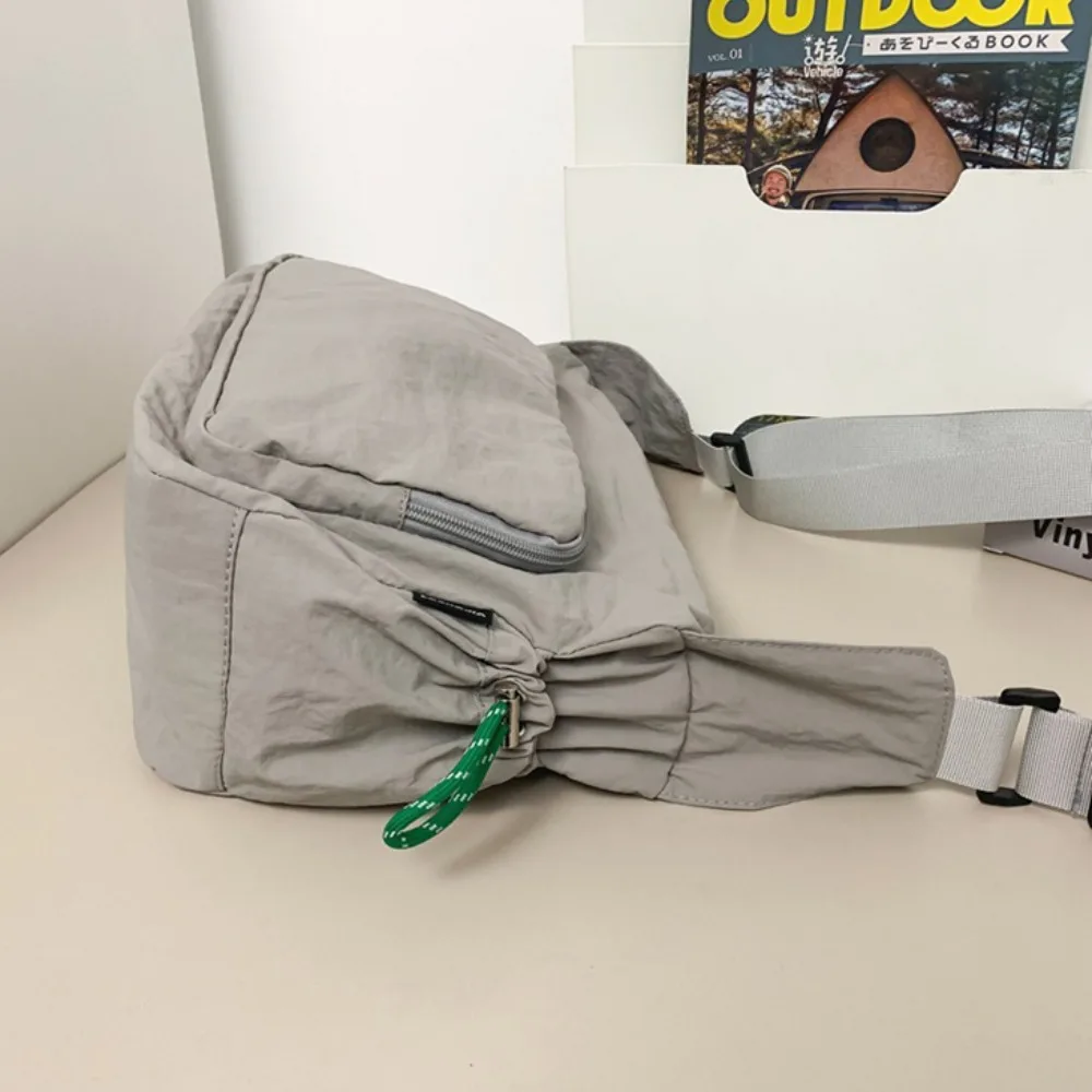 

Leisure Fashion Crossbody Bag Fitness Large Capacity Sport Shoulder Bag Solid Color Casual Nylon Bag Unisex