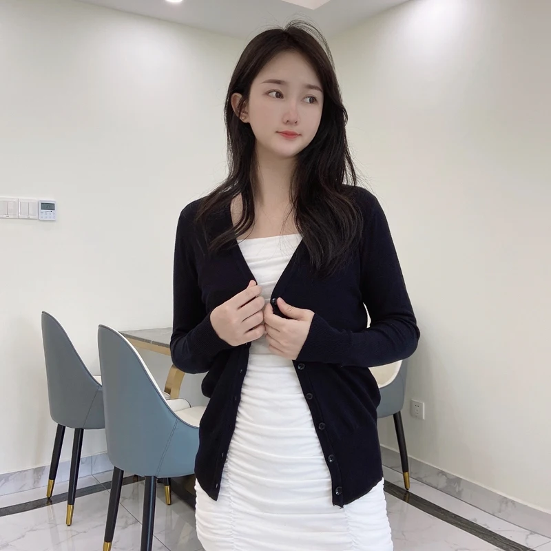 sueters de mujer moda 2024 cardigan punto mujer korean style jerseys rosa lanas para tejer envio gratis tops mantel básico jersey chaqueta ropa