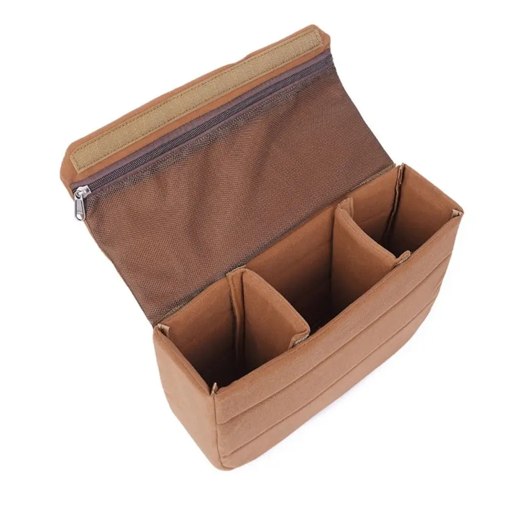 

Оксфордская сумка-вставка для камеры, водонепроницаемая вставка с защитой от падения, органайзер для фотосъемки, черная многофункциональная водонепроницаемая сумка для камеры