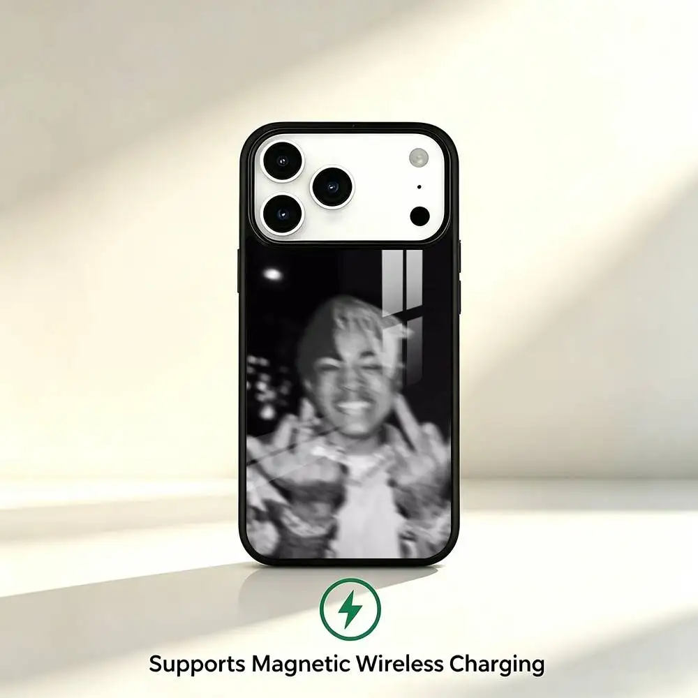 Emo Rap X-XXXTentacion  Phone Case For iPhone17,16,15,14,13,12,11 Plus,Pro Supports Magnetic Wireless Charging - view 5