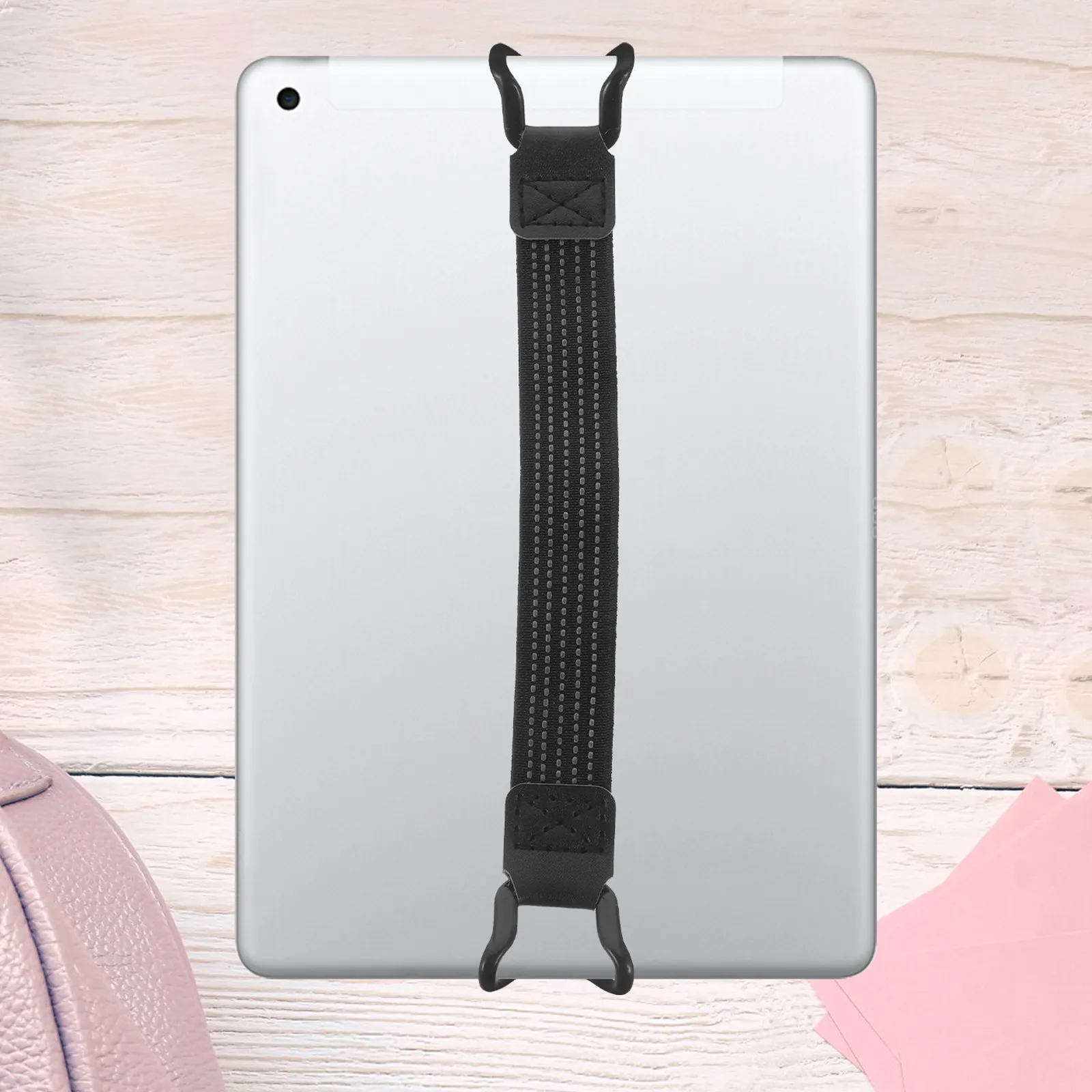 

Эластичный ремешок для планшета с защитой от падения, держатель для чтения, путешествий, регулируемый, надежная фиксация, легкий, портативный, подходит для всех.