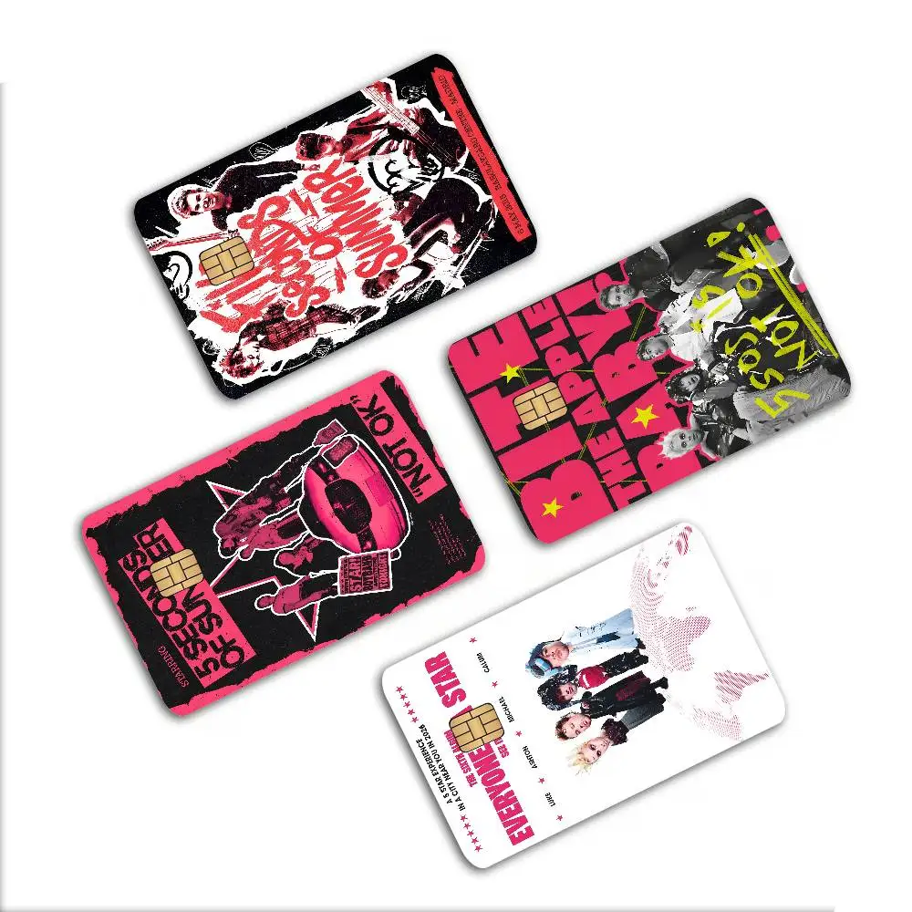 1pc 5 S-Seconds Of S-Summer Anmie Sticker Film Skin Cover for Credit Card Debit Bank Card Front
