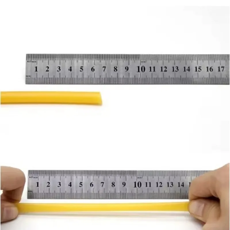 1/3/5 м трубка из натурального латекса, ID 2 ~ 6 мм, высокоэластичная хирургическая медицинская трубка, рогатка, катапульта, желтый эластичный банджи